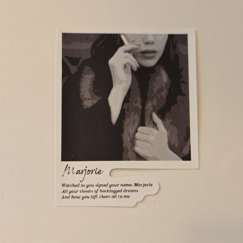 10/$10 Taylor Swift Marjorie Sticker